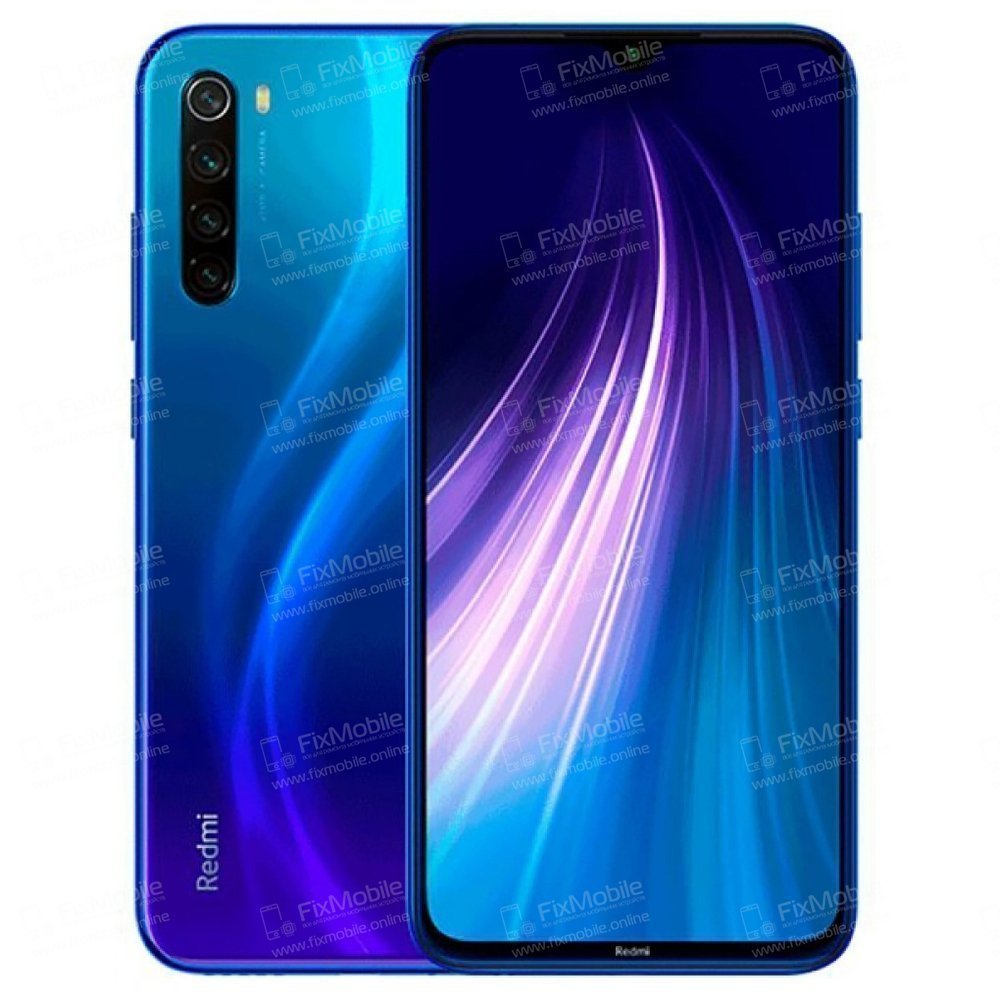 Дисплей с тачскрином для Xiaomi Redmi Note 8 (2021) (черный) — 3