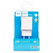 Сетевое зарядное устройство HOCO C42A 2.4A USB (белое) — 3