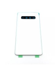 Задняя крышка для Samsung Galaxy S10 (G973F) (белая) Премиум — 1