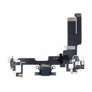 Шлейф для Apple iPhone 14 на разъем зарядки/микрофон (черный) Премиум