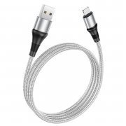 Кабель Hoco X50 Excellent для Apple (USB - lightning) (серый) — 3
