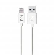 Кабель budi M8J02304 для Apple (USB - lightning) (белый) — 1