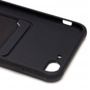 Чехол-накладка с картхолдером для Apple iPhone 7 Plus (черная) — 2