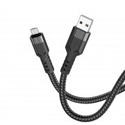 Кабель Hoco U110 (USB - micro USB) 120см (черный) — 3