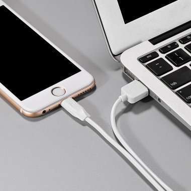 Кабель Hoco X1 для Apple (USB - Lightning) белый (2 метра) &mdash; 3