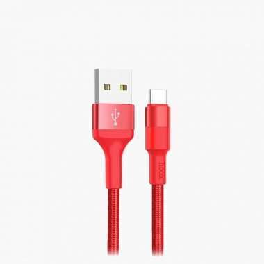 Кабель HOCO X26 Xpress (USB - Type-C) красный — 1