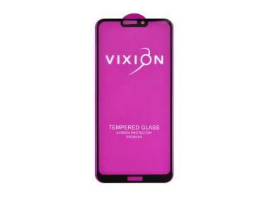 Защитное стекло для Huawei Honor 8C (полное покрытие)(черное) &mdash; 1