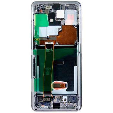Дисплейный модуль с тачскрином для Samsung Galaxy S20 Ultra (G988B) (серый) &mdash; 2