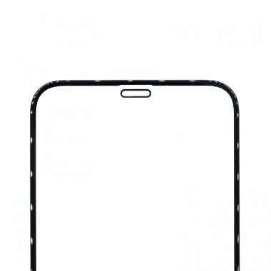 Защитное стекло для Apple iPhone 12 (полное покрытие) (черное) — 2