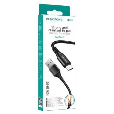 Кабель Borofone BX54 (USB - micro-USB) черный — 3