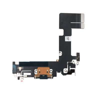 Шлейф для Apple iPhone 13 на разъем зарядки/микрофон (черный) Премиум — 2