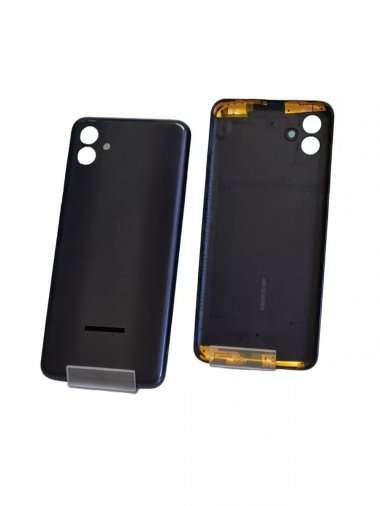 Задняя крышка для Samsung Galaxy A04 (A045F) (черная) &mdash; 1