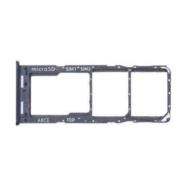 Контейнер SIM для Samsung Galaxy A23 (A235F) (черный) — 2