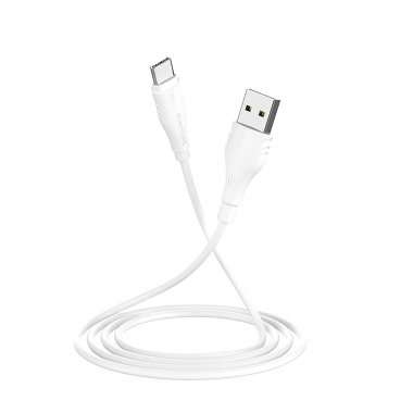 Кабель Borofone BX18 (USB - Type-C) белый (1 метр) — 8