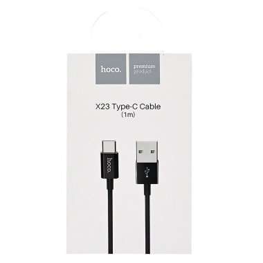 Кабель Hoco X23 Skilled (USB - Type-C) (черный) — 2