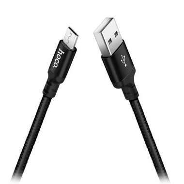 Кабель Hoco X14 (USB - micro USB) 200см (черный) — 7