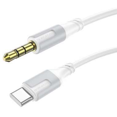 Кабель Borofone BL19 (Type C - 3.5mm) 100см (белый) — 4