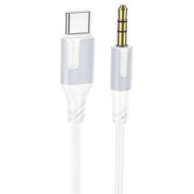 Кабель Borofone BL19 (Type C - 3.5mm) 100см (белый) — 1