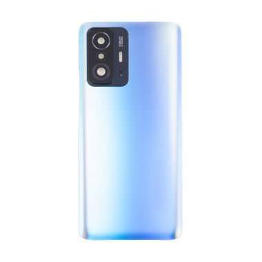 Задняя крышка для Xiaomi 11T Pro (голубая) Премиум &mdash; 2