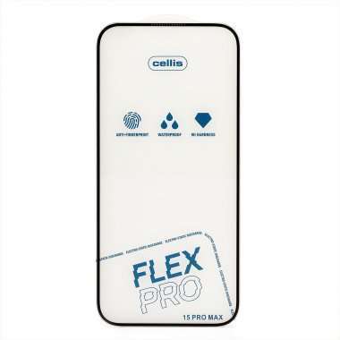 Защитное стекло Cellis для Apple iPhone 15 Pro Max (черное) — 1