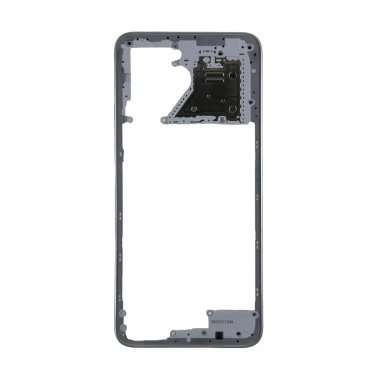 Средняя часть для Xiaomi Redmi 12 4G (серебристая) &mdash; 2